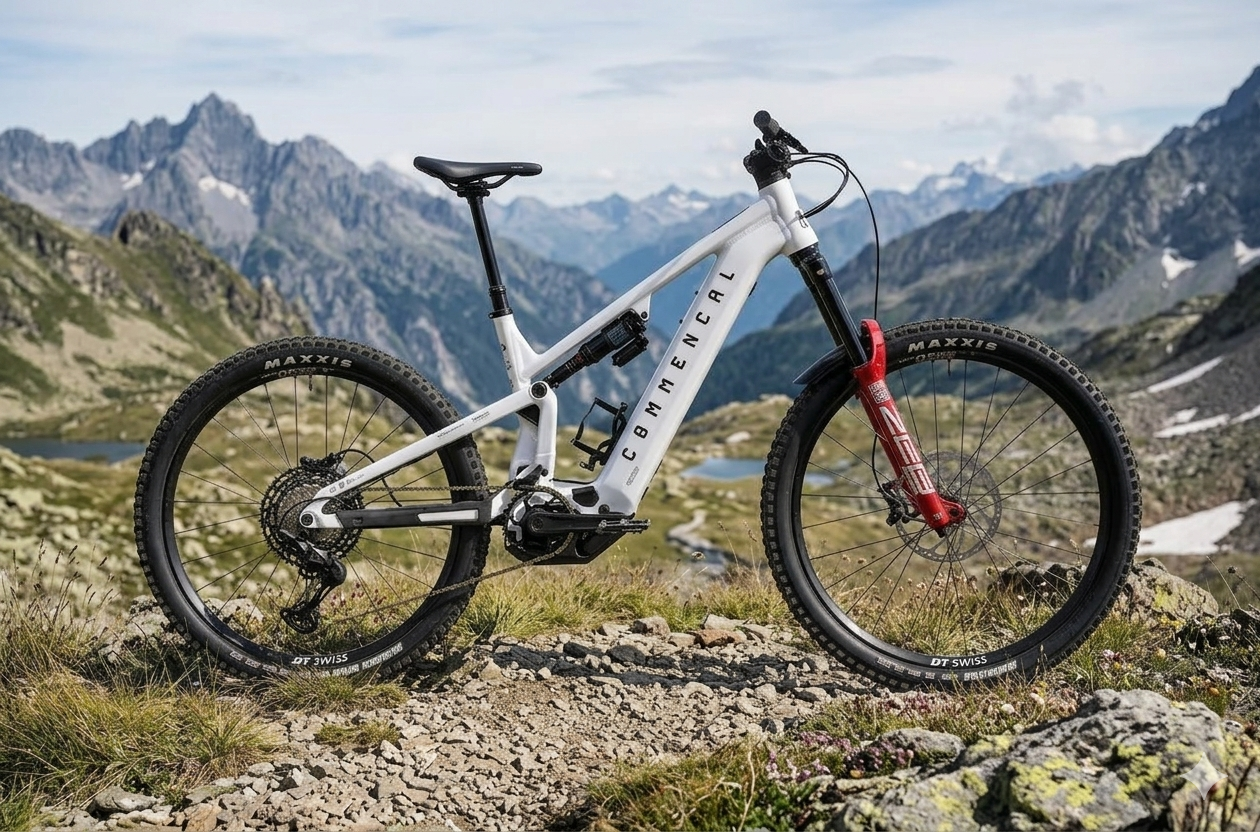 COMMENCAL META POWER SX 800 ROCKSHOX PURE WHITE